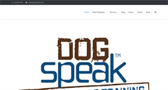 Desktop Screenshot of dogspeak101.com