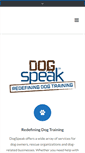 Mobile Screenshot of dogspeak101.com